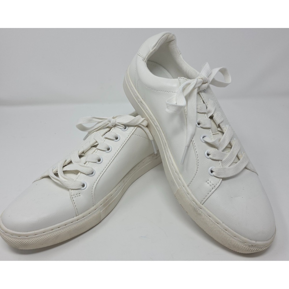 Banana Republic Nicklas Sneaker Mens Size 9 White Low Top Minimalist 662548